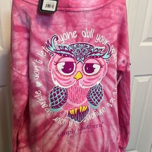 Simply southern owl sweatshirt hoodie